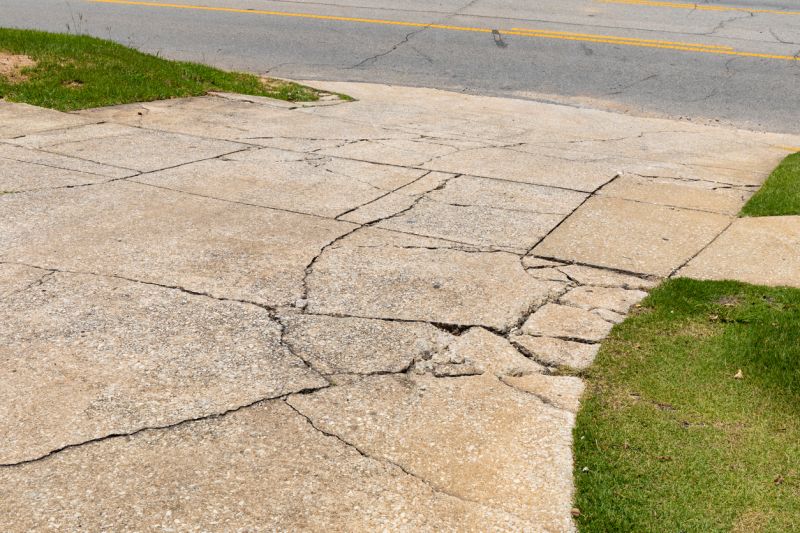 Driveway Crack Resurfacing