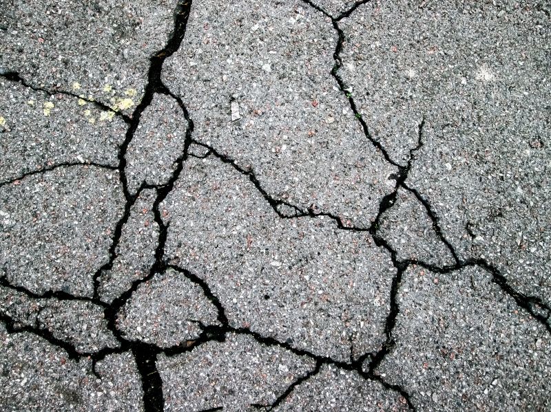 Driveway Crack Resurfacing