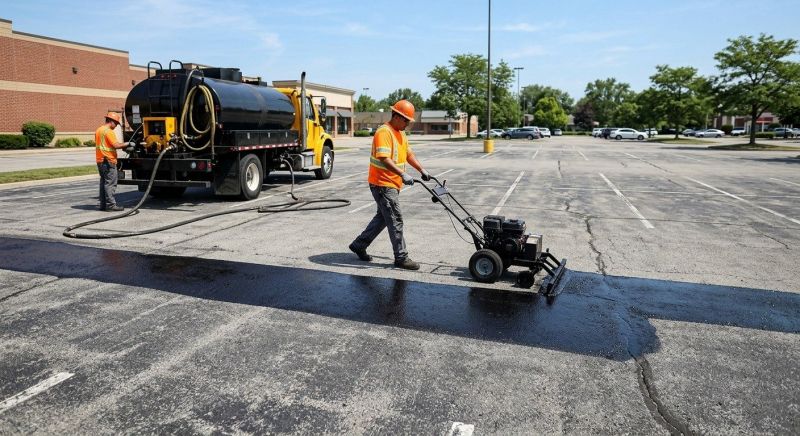 Asphalt Parking Lot Sealing in San Antonio, TX