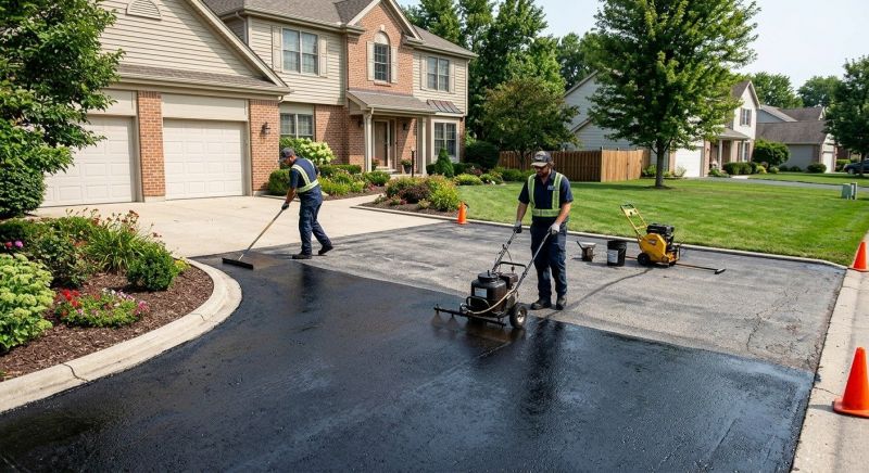 Asphalt Sealcoating in Grand Rapids, MI
