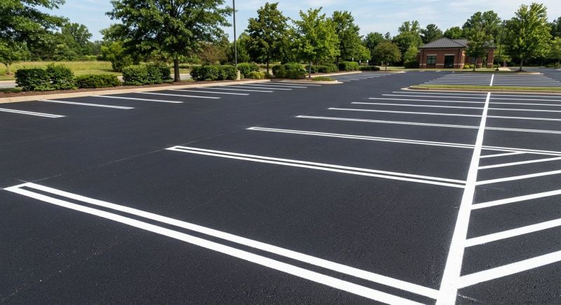 Church Parking Lot Striping in Lawrenceville, GA