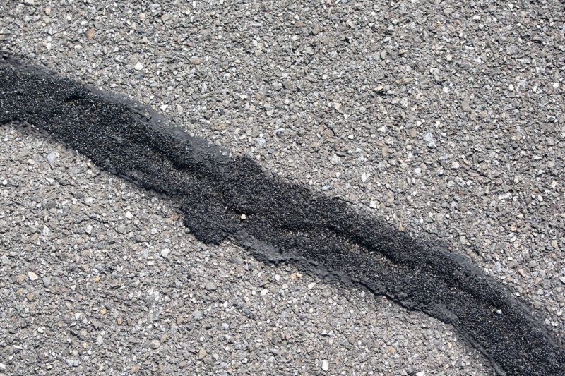 Driveway Crack Resurfacing