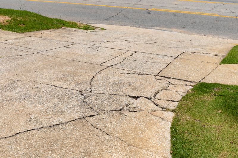 Driveway Crack Resurfacing