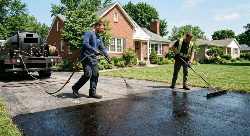 Residential Asphalt Sealing in Greenville, SC